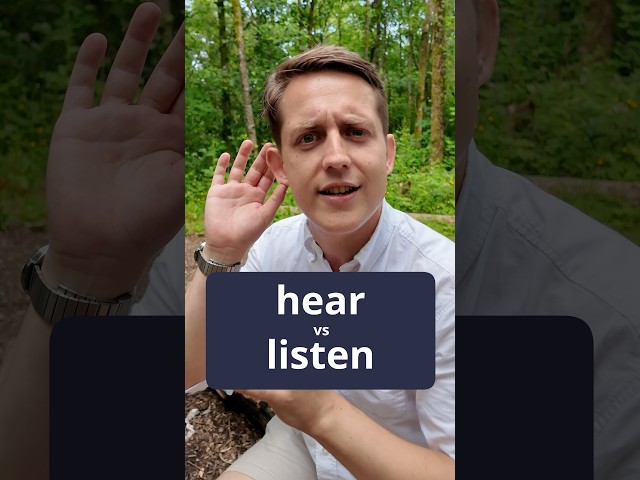 Listen vs Hear