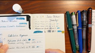 Sailor Shikiori Yamadori and Fountain Pens