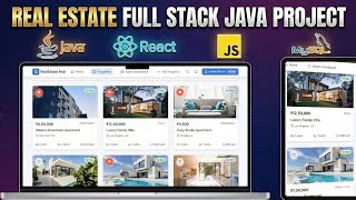 Learn & Build Java Full Stack + AI, Real Estate Management Project Using Spring, React, MYSQL