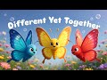 🦋“रंगों वाला बाग और तितलियों की सीख” Butterfly Story #kidsvideo #kids