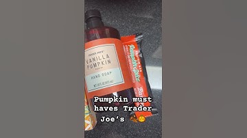 Pumpkin must haves Trader Joe’s #shopping #autumn #fall #halloween2024