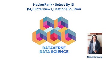 HackerRank - Select By ID [SQL Interview Question] Solution