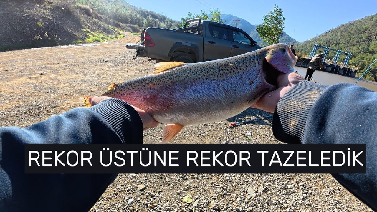 ALABALIK / SOMON AVINDA REKOR TAZELEDİK !! --  New Record in Trout / Salmon Fishing!