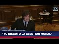 Milei negó que haya una recesión y dijo: “Los indicadores están arrojando cualquier cosa”