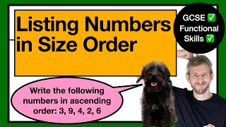 1. ORDERING NUMBERS BY SIZE