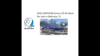 Athlete Statistics 2022 ANTHEM 23 Ski Boat for sale in Melrose, FL. $175,000.