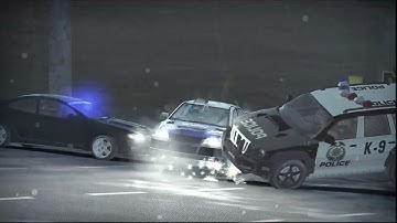 NFSMW Realistic Night Time + Rain Pursuit [Plak Graphics]
