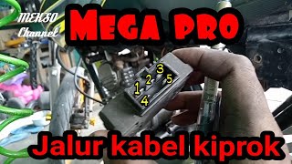 Honda Mega Pro Primus rectifier cable path
