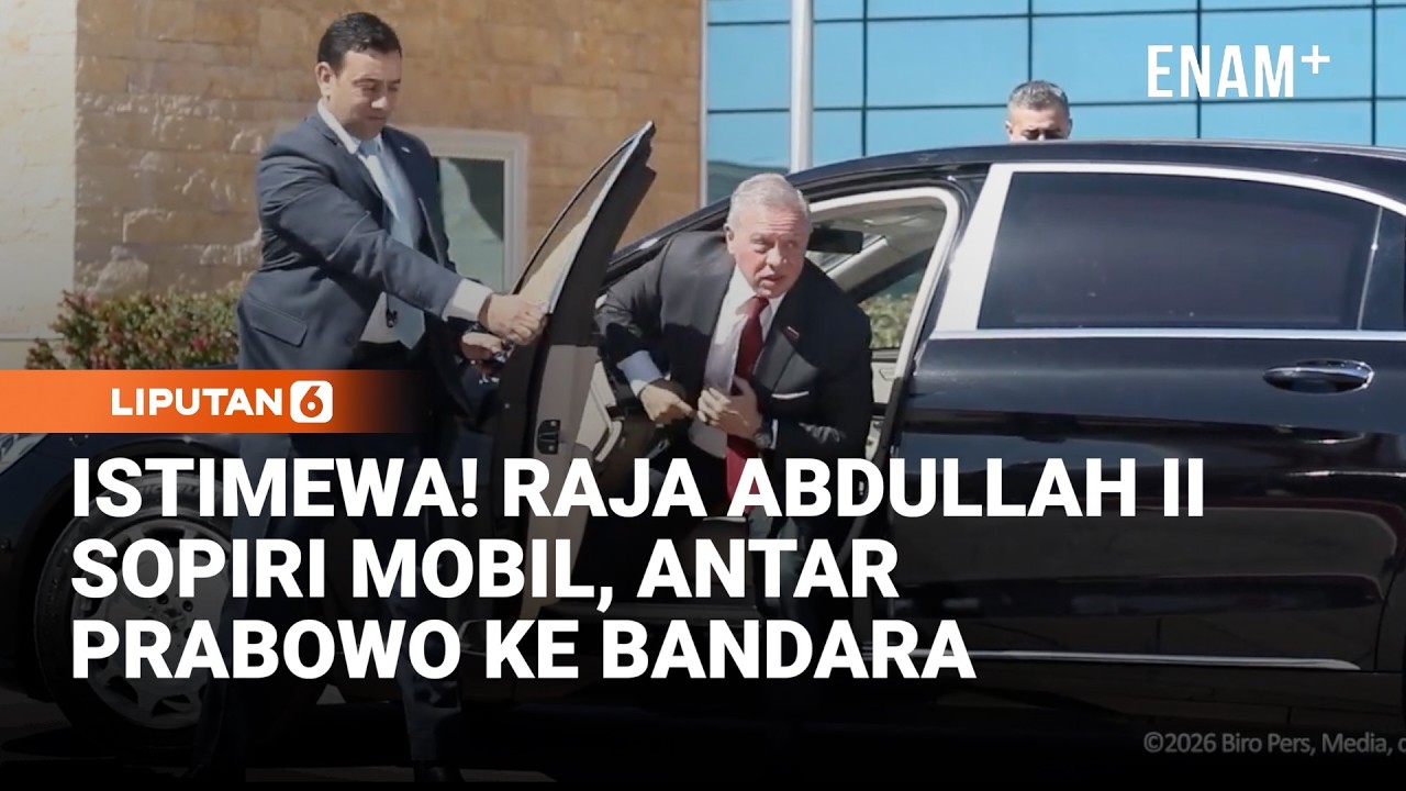 Disopiri Raja Abdullah II, Prabowo Dilepas dengan Pengawalan F-16 | Liputan6