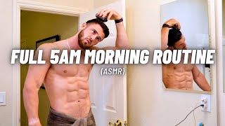 SOUNDS OF MY FULL 5am MORNING ROUTINE | ASMR