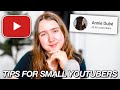 20 Tips for New YouTubers | Small YouTuber Support 2020