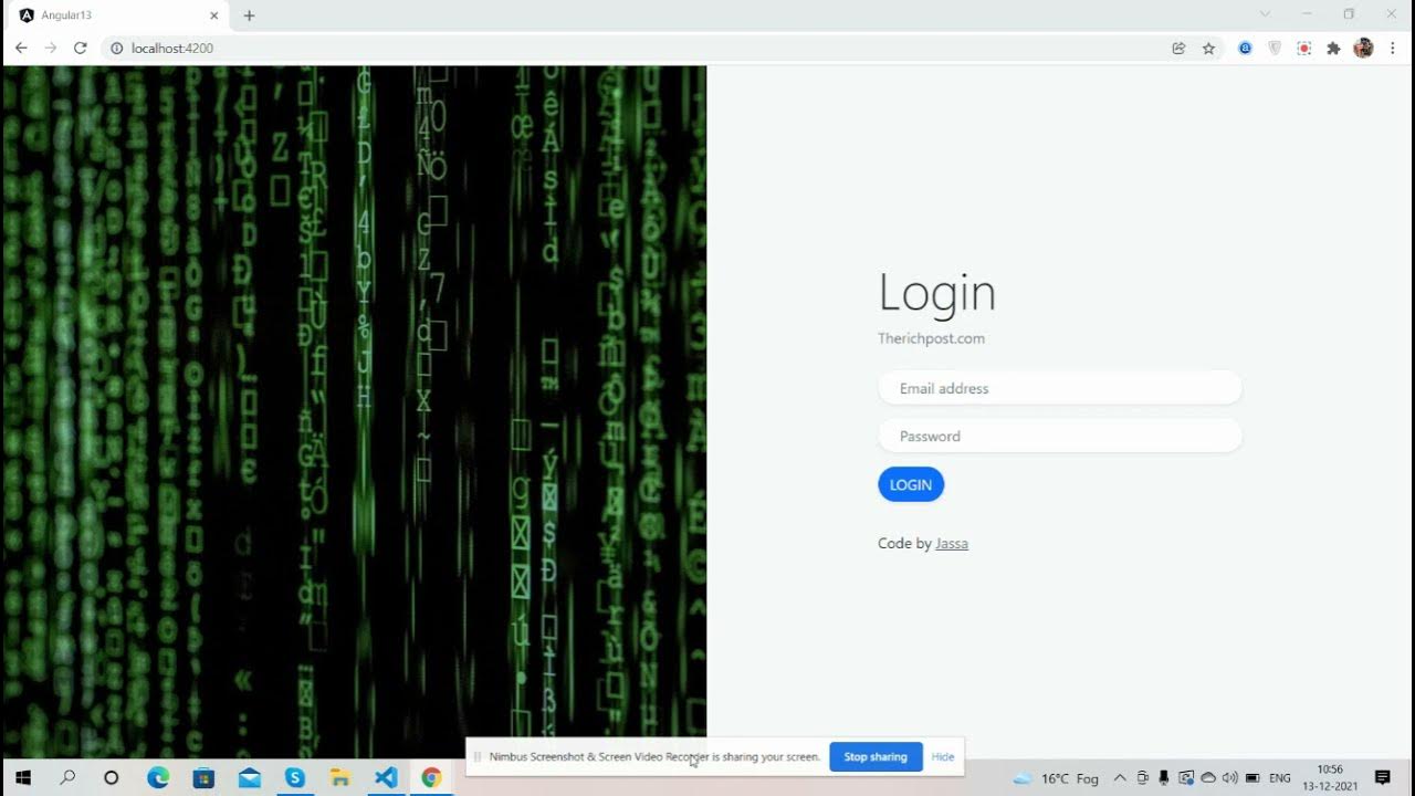 Angular 13 Send User Data in Encrypted Format Working Example - YouTube