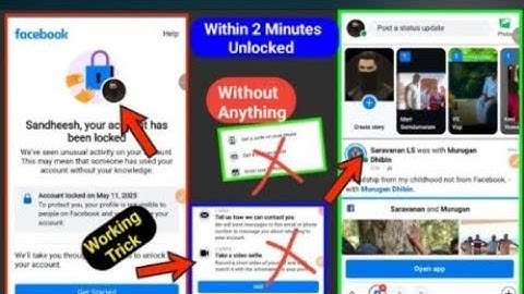 Facebook Account Locked Problem How To Unlock 2025 New Trick/Facebook Account Unlock Kaise Karen #fb