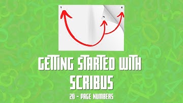 Getting Started with Scribus: 20 - Page Numbers