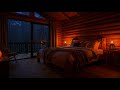 🌨 Rain Sound | Cozy Bedroom | 99% Stress Relief & Deep Sleep