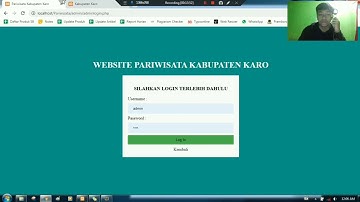 Video Demo UAS Pemrograman Web