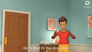 Classic Caillou Refuses To Go To Bed/Grounded