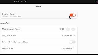 Accessibility Settings