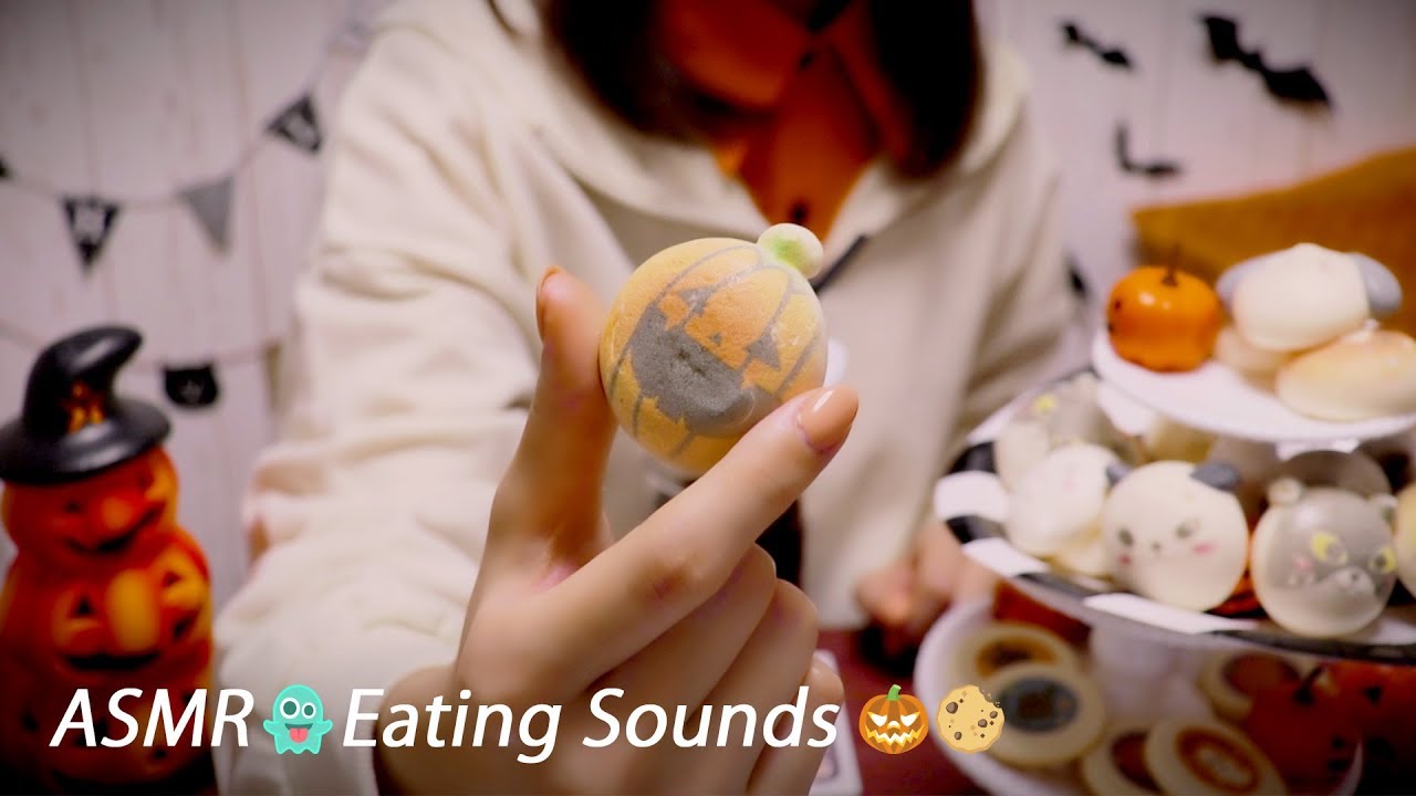 eating sounds fried chicken (SUB)[Japanese ASMR] Eating Sounds / Cookie, Macaroon / Whispering お菓子の咀嚼音