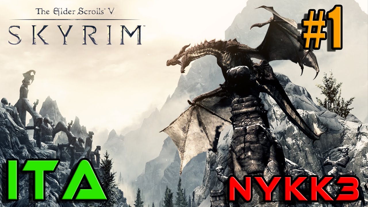 SKYRIM GAMEPLAY ITA #1 - UN ORCO DAL BOIA