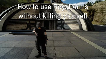 How do you stop royal arms without losing HP?
