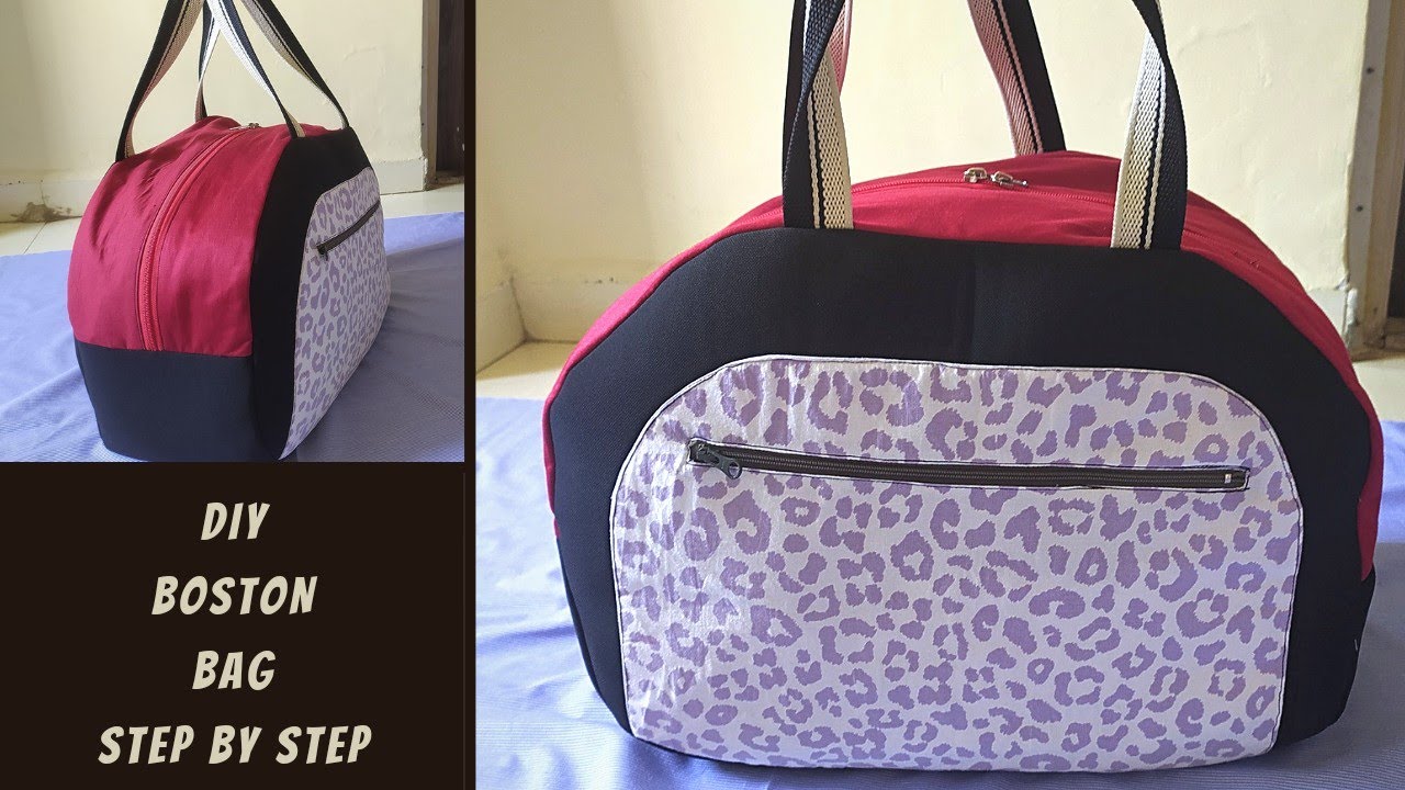 The Boston Leather Bag DIY - Video Tutorial and Pattern Download 