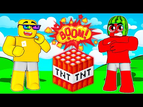 Roblox Bedwars But it's TNT Wars Ultimate 1v1
