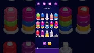 Nut Sort Level 645 Walkthrough | Nuts — Color Sort 645 solution