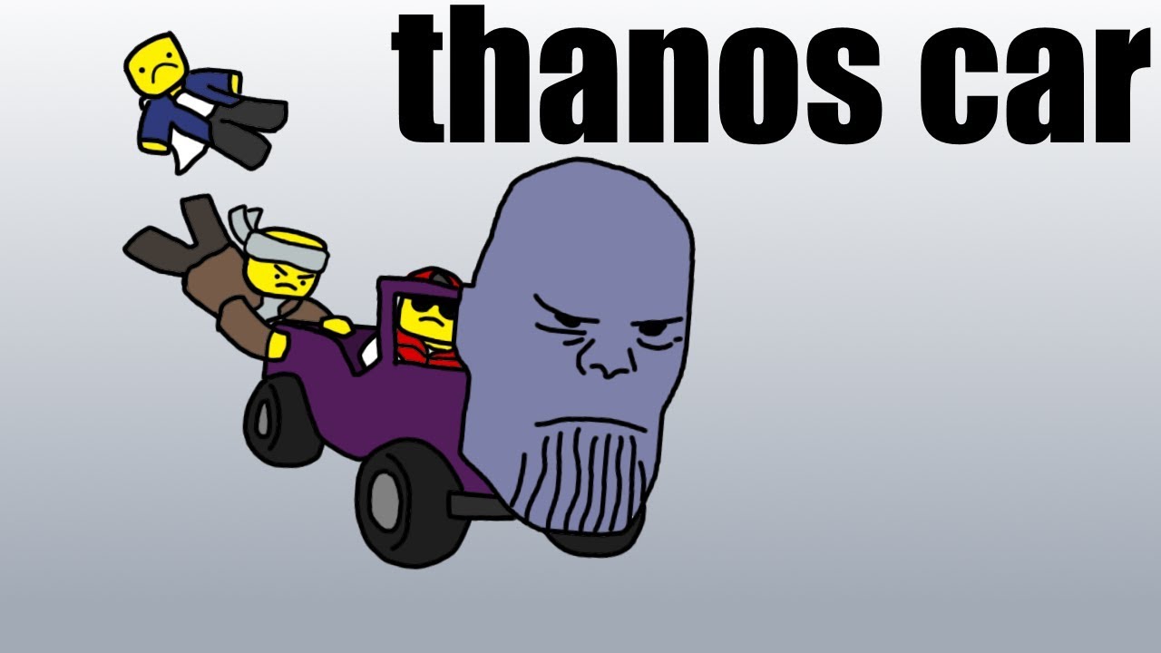 Thanos Car Youtube - roblox thanos car