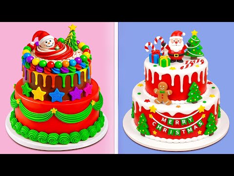 Best Mini Christmas Cake Collection❄️🧑‍🎄 Easy Christmas Cake Decorating Compilation 🎄 Mini Wonderful