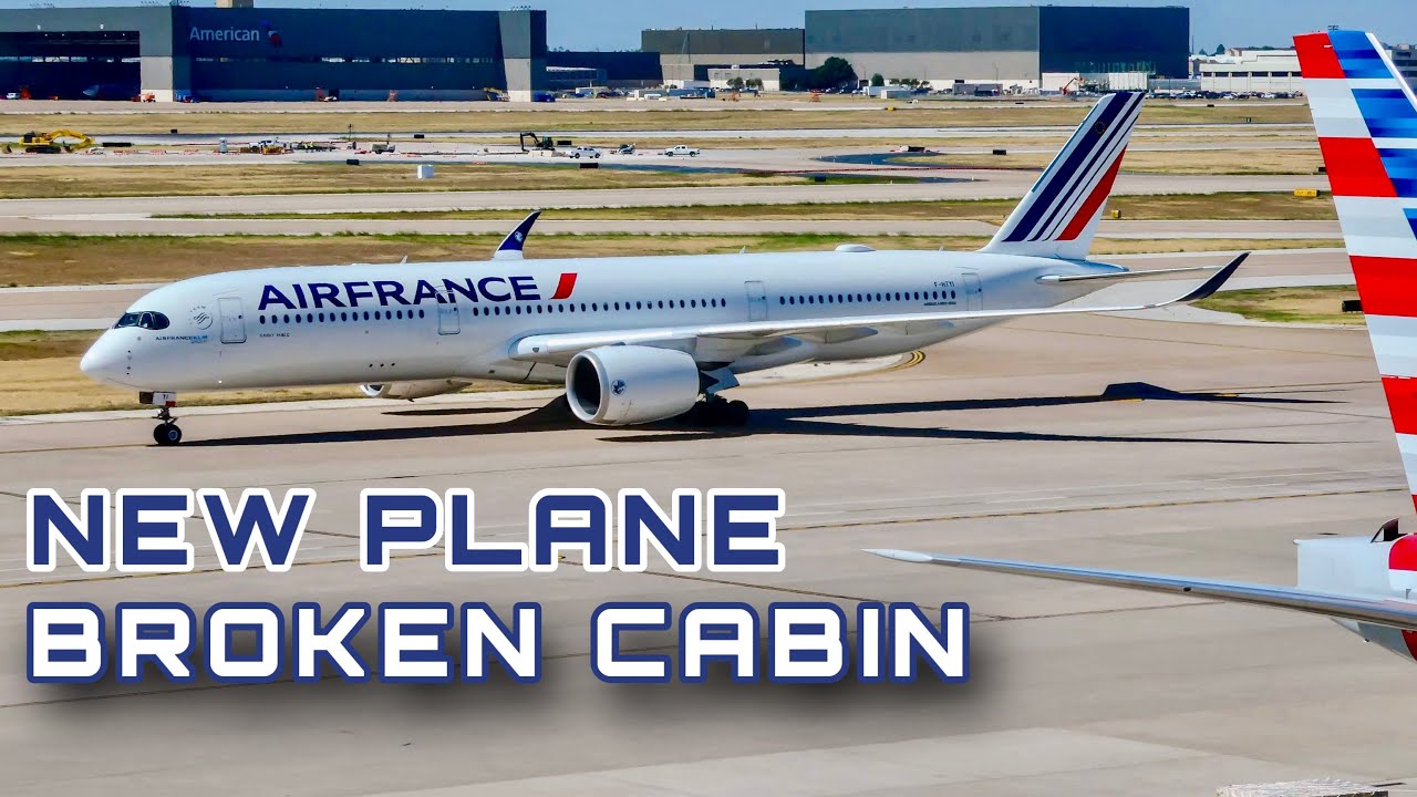 Air France Airbus A350 + Lounge 🇫🇷 Paris CDG to Dallas DFW