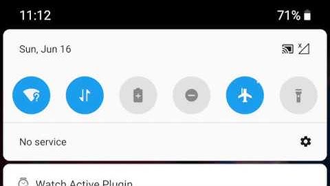 OnePlus 7 Pro - Satisfying Animation (Airplane mode)