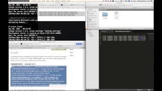 Sublime Text 2  -  First landing page with django -