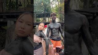 Natural onsen from the earth in Kanchanaburi🇹🇭 #onsen #hotspring  #wellnessretreat #thailandtravel