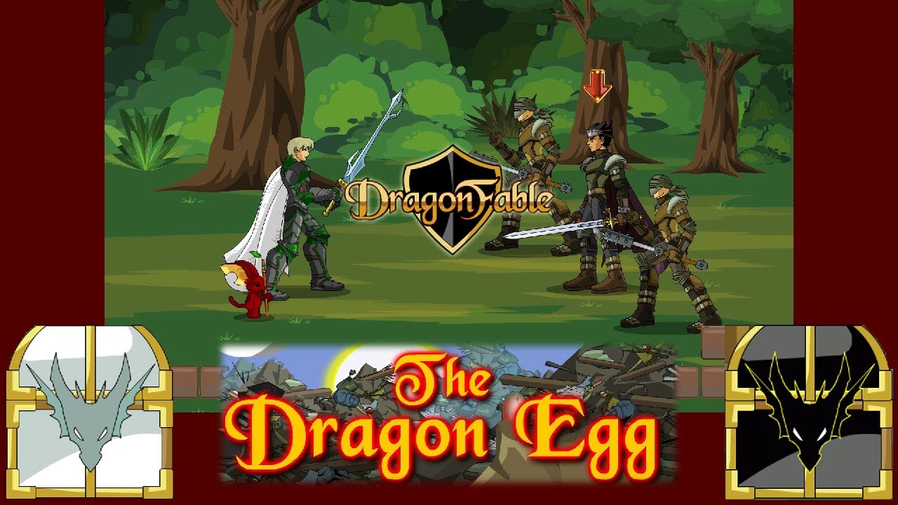 DragonFable Let's Play 01 The Dragon Egg Saga YouTube