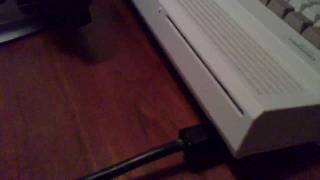 Amiga 1200 custom installed slot load DVD Drive