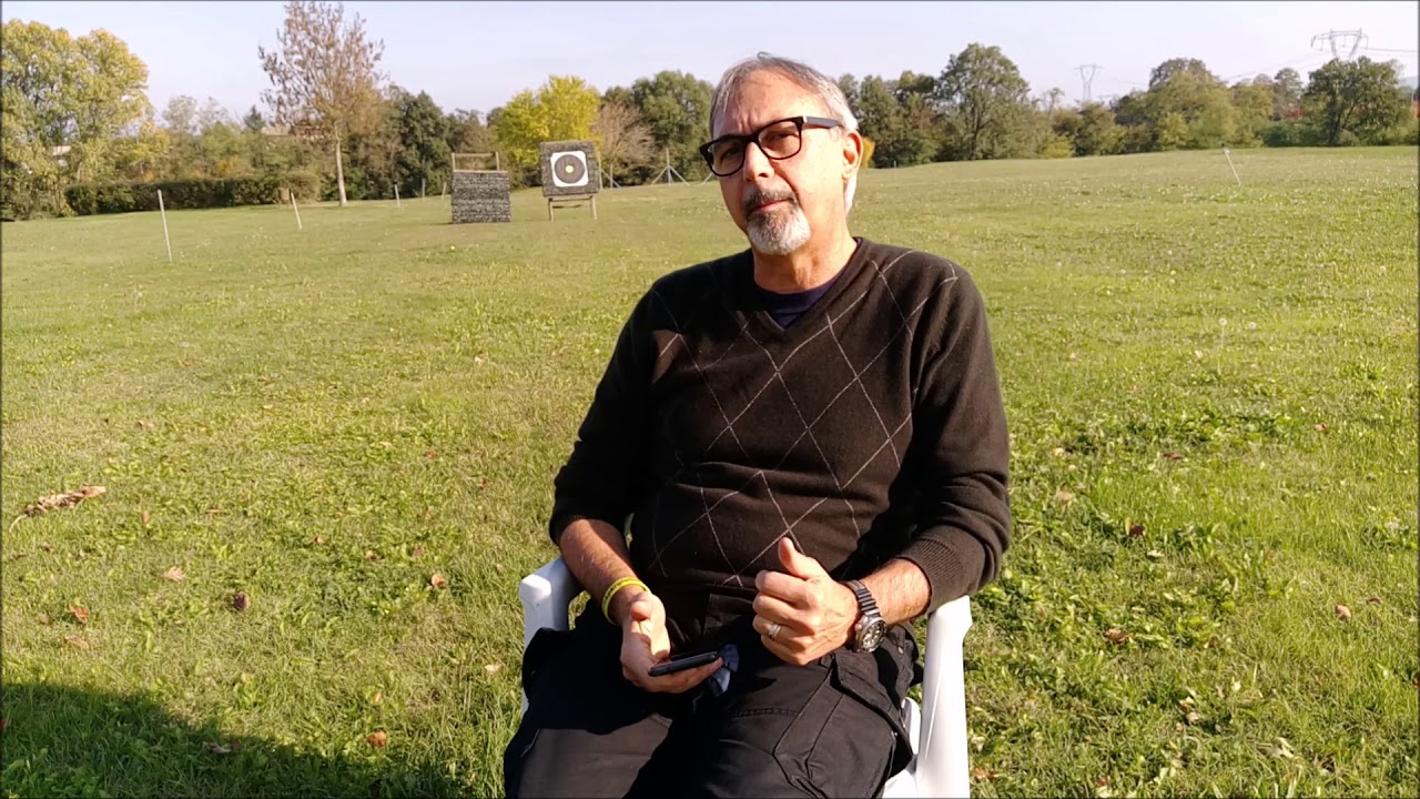 Il falco bianco e l'istruttore Massimo Giovannucci