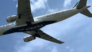 SriLankan Airlines Airbus A330-300 4R-ALP Kandy Esala Perahera Livery UL122 Runway 22
