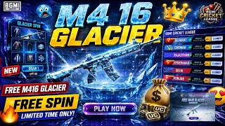  🔥 M416 Glacier FREE Event 😱 | BGMI IPL Cricket League Spin 🏏
