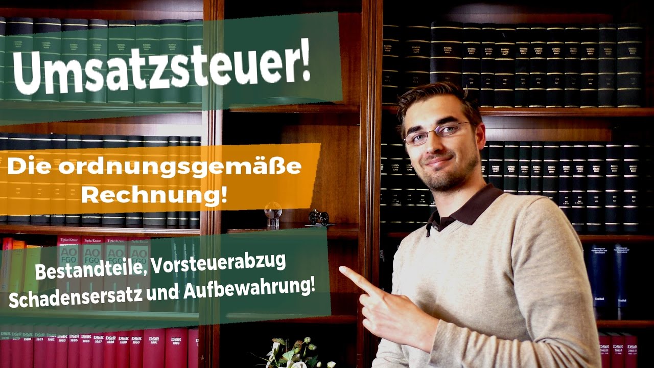 Update Ordnungsgemäße Rechnung, alle wichtigen Punkte!
