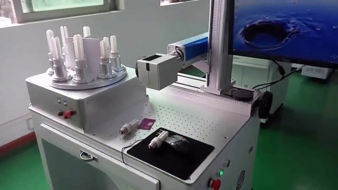 led bulb laser marking printing machine YouTube