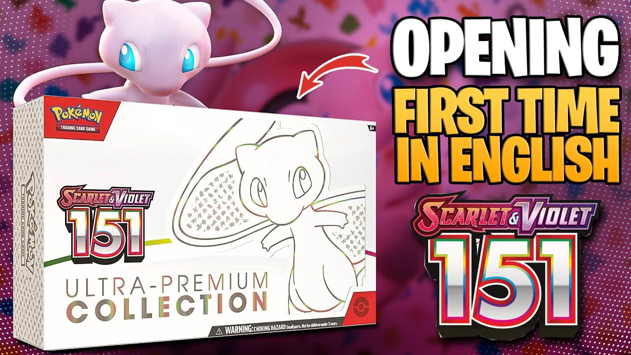 Pokemon 151 FIRST TIME Opening English - Ultra Premium Collection - YouTube