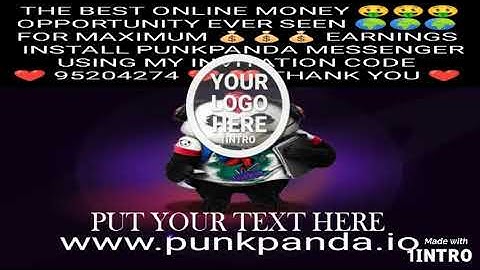 PUNKPANDA MESSENGER EARN MONEY ONLINE POWER CODE