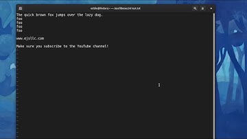Everyday Tips for the VI / Vim Text Editor