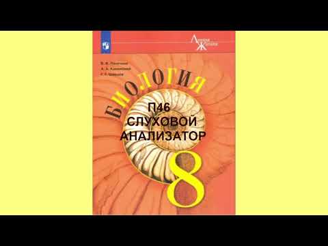 П46 СЛУХОВОЙ АНАЛИЗАТОР, БИОЛОГИЯ 8 КЛАСС, АУДИОУЧЕБНИК, СЛУШАТЬ АУДИО ОНЛАЙН, ОБРАЗОВАНИЕ В РОССИИ