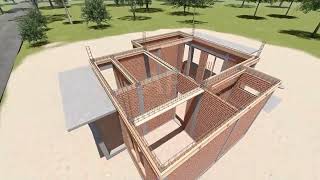 House construction step by step ( 7.50 x 10.00 meter )