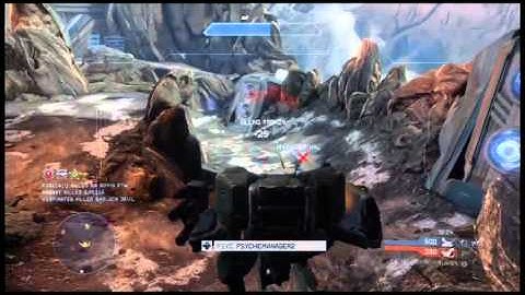 Halo 4 sprees #10 Mantis "running riot"