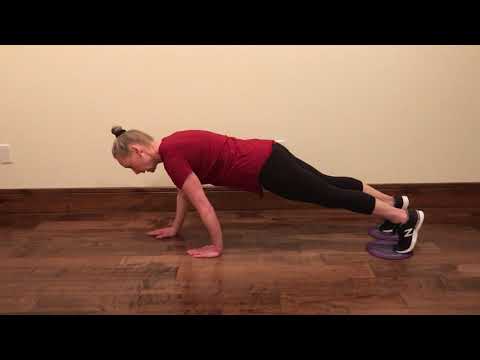 Glider Plank 2 Leg Drag (Plank)