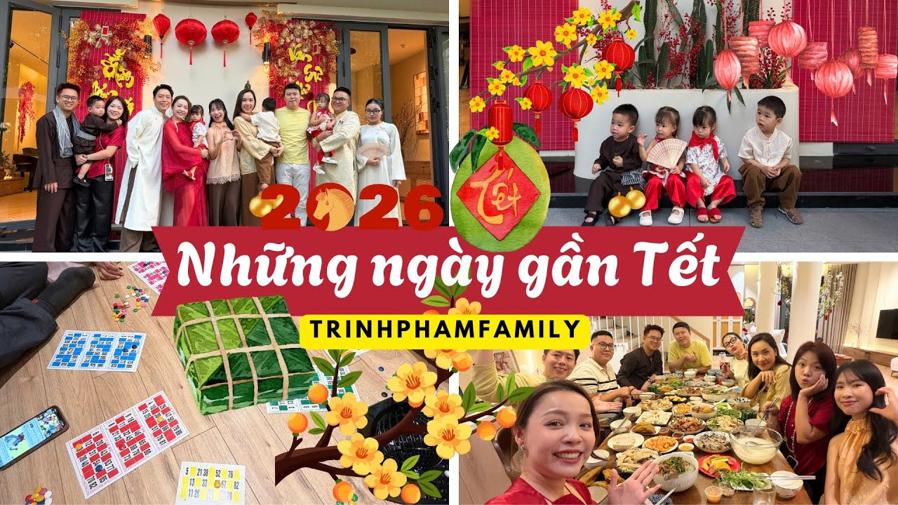 Chưa Đến Tết Đã Rộn Ràng ❤️ Những Ngày Trước Tết Của Nhà Bơ Phô Mai ❤️ TrinhPham Family