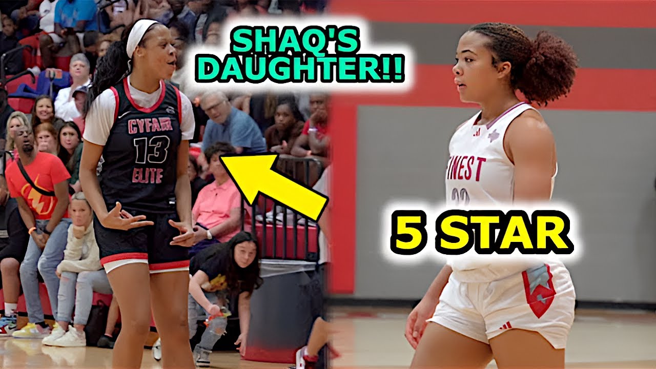 SHAQS DAUGHTER GOES AT 5 STAR!! CyFair Elite EYBL vs SA Finest